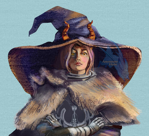 Witch Portrait Rebelle Test Witch Portrait Rebelle Test