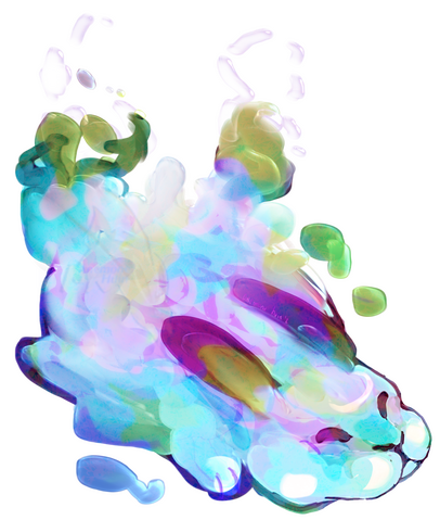 Glass bunny Glass bunny